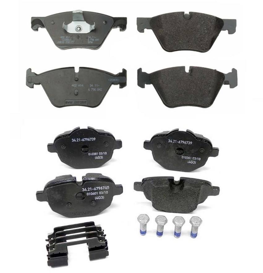 BMW Disc Brakes Kit - Pads Front and Rear